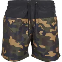 Urban Classics Shorts de bain marron / noisette / olive / noir