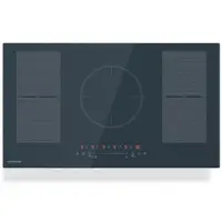 Klarstein Delicatessa 90 Flex Plaque À Induction Encastrable - 5 Zones, 9500 W, Flexzone, Thermoboost, Sensecontrol, Minuterie & Verrouillage Parental, Anthracite, 90 cm