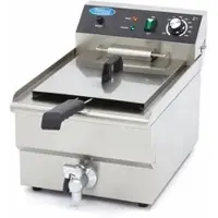 Maxima - Friteuse Gastro - 16 l - 1 panier - avec robinet de vidange