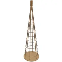 Mendler Arbre décoratif HWC-O91, sapin de Noël, arbre décoratif, décoration de Noël, sapin de Noël à décorer, métal 90 cm couleur or