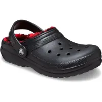Crocs Classic Lined Buff Check Clogs Noir EU 29-30 Enfants