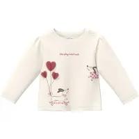 s.Oliver T-Shirt crème / rose ancienne