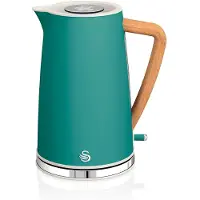 Swan SK14610GRENEU Bouilloire 1,7L Ultra Rapide Sans Fil Design Moderne Vert Nordique