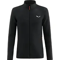 Salewa Puez Waffle Hybrid Polarlite Full Zip Fleece Noir S Homme