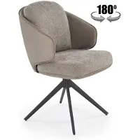 Halmar Chaise K554 gris cendré / gris clair