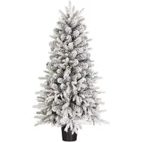 Black Box Trees Grimshaw Arbre de Noël artificiel en pot - H120 x Ø55 cm - Vert