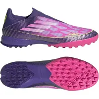 Adidas F50 League Ly Laceless Tf Football Boots Violet EU 46 Homme