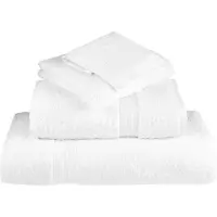 vidaXL Serviettes de sauna de qualité supérieure SOLUND 2 pcs blanc