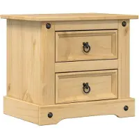 vidaXL Table de chevet Corona 53x39x50 cm bois de pin massif