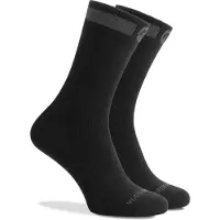 Rogelli Unisexe, Chaussettes de sport, Bamboe Waterproof (44 - 47), Noir