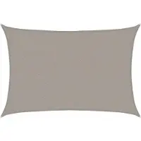 vidaXL Voile d'ombrage 160 g/m² rectangulaire gris clair 2x3 m PEHD