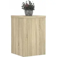 vidaXL Supports pour plantes 2 pcs chêne sonoma bois d'ingénierie