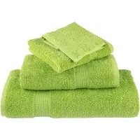 vidaXL Serviettes de qualité supérieure SOLUND 4 pcs vert pomme