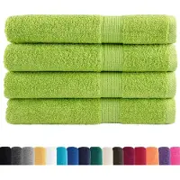 vidaXL Serviettes de qualité supérieure SOLUND 4 pcs vert pomme