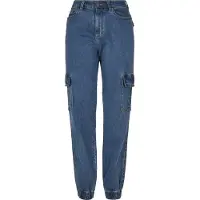 Urban Classics Jeans cargo bleu denim