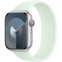 Apple Bracelet Boucle unique en Silicone pour Watch | 44/45/46/49 mm - Taille 8 - Soft Mint