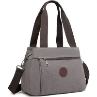 OEM Sac hobo classique en toile pour femme, polyvalent, grand format, idéal pour le travail et les courses