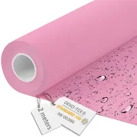 OEM Alèse en toile imperméable - Tissu hydrofuge 220 g/m² 600D - Alèse imperméable et hydrofuge, vendue au mètre, rose, 2 mètres