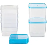 OEM Petits bacs de congélation carrés 11 x 11 x 9,5 cm, 0,75 l, bleu clair