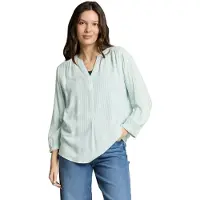 Tom Tailor 1050771 Long Sleeve Blouse Vert 36 Femme