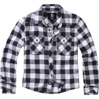 Brandit Chemise gris chiné / noir / blanc