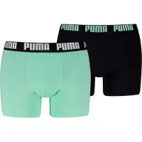 Puma Hommes, Sous-vêtements, Panty pour hommes, lot de 2, Vert, (lot de 2, L)