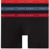 Tommy Hilfiger Boxers rouge / rouge foncé / noir / blanc