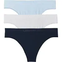 Calvin Klein Underwear String bleu marine / bleu pastel / blanc