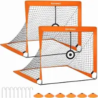 Famanu But de football , léger et portable, pour enfants et adultes