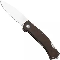 Casström Lars Fält EDC 17040, Satin 14C28N, Coffee Brown Richlite, couteau de poche
