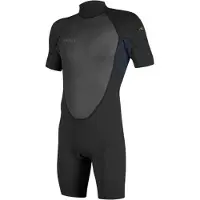 O'Neill Reactor-2 2 Mm Spring Short Sleeve Back Zip Shorty Noir 6 Years Enfants