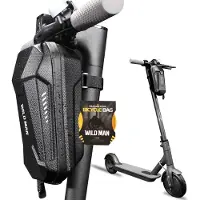 OEM Sacoche de guidon pour trottinette 2 L, noir, pour cadre de vélo
