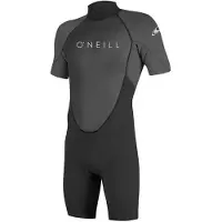 O'Neill Reactor-2 2 Mm Spring Short Sleeve Back Zip Shorty Noir 3XL Homme