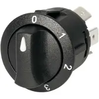 Lampa Commutateur rotatif à 4 positions - 12/24V - 10A