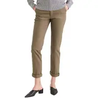 Dockers Weekend Slim Ankle Chino Pants Marron 32 / Long Femme