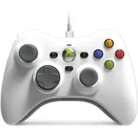 Hyperkin Xenon Cablegehnden White Xbox Controller Argenté