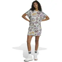 Adidas X Farm Commercial Short Sleeve Dress Gris XS Femme