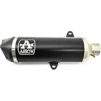 Arrow Urban Nss 350 Abs Forza 21-22 Aluminium Homologated Slip On Muffler Noir Homologated
