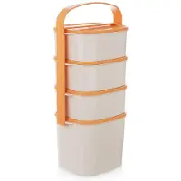 Orion Lunch Cansness 4 Récipient De Transport D'Aliments 5,45l, Lunch box, Beige