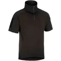 Invadergear Combat Short Sleeve T-shirt Noir 2XL