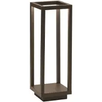Zafferano Lanterne De Table Led Corten 2,2W À Piles Ip54 Safran 3000K 12 H De Puissance Maximale En Aluminium