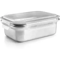 Ibili Cocotte , acier inoxydable 18/10, 19 x 14 cm, 1,2 l, argent