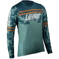 Leatt Mtb Gravity 4.0 Long Sleeve T-shirt Vert M Femme
