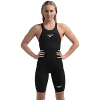 Speedo Fastskin Lzr Pure Valor 2.0 Open Back Competition Swimsuit Noir UK 22 Femme