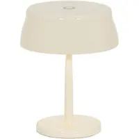Zafferano Sister Light Mini Lampe De Table Led Intelligente Wi-Fi Ivoire Rechargeable Et Dimmable