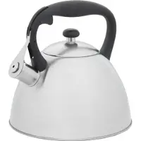 Resto Bouilloire sifflante - - 3L - Acier inoxydable - Induction - Argenté