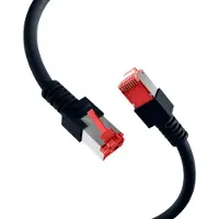 EFB Elektronik K5515.7,5 RJ45 Patchkabel S/FTP, Cat.6, LSZH, 7.5m schwarz
