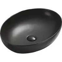Mexen Jowita lavabo pour comptoir 52 x 39 cm, noir mat (21355285)