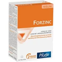 Pileje Forzinc, Comprimé, complément alimentaire à base de zinc, bt 60 60 pc(s) Comprimé(S)