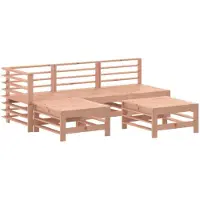 vidaXL Ensemble salon de jardin 5 pièces bois massif douglas